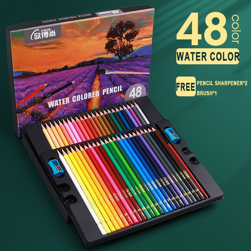 Hand-Drawn Water-Soluble Color Pencil – Sketch & Drawing Art Tool