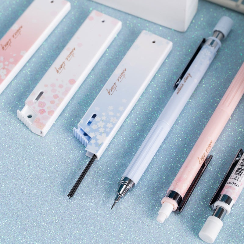 Cartoon Automatic Pencil Set – 0.5mm Fine Point Mechanical Pencils