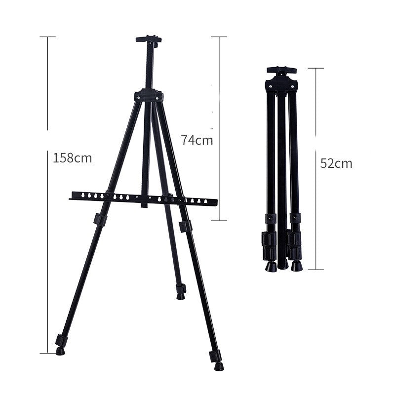 Outdoor Portable Iron Easel Folding Easel