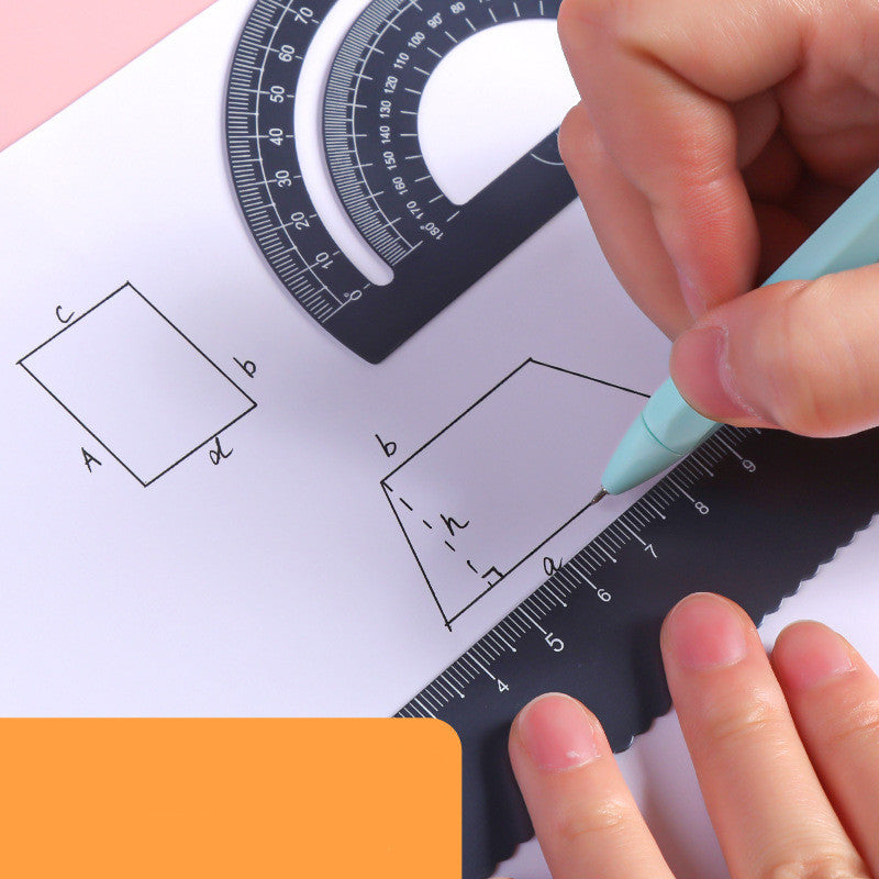 Aluminum Alloy Set Ruler Student Stationery