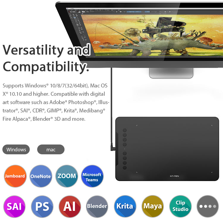 Electronic Drawing Tablet – Digital Art Pad for Sketching & Graphic Design