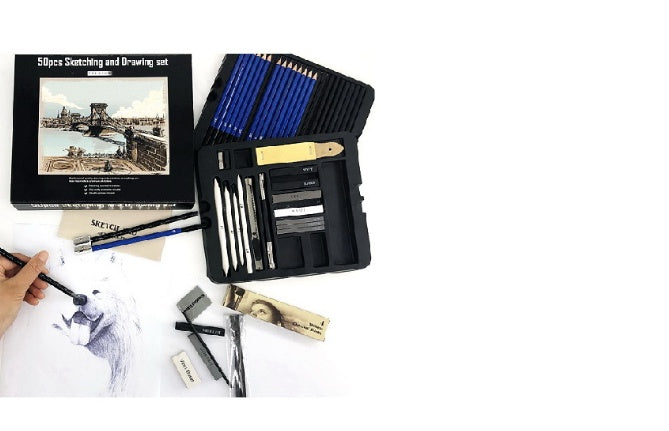 Sketch Pencil Stationery Set – Complete Drawing & Art Supplies Kit