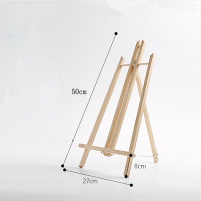 Adjustable Wooden Easel Stand – Portable Art Painting & Display Stand