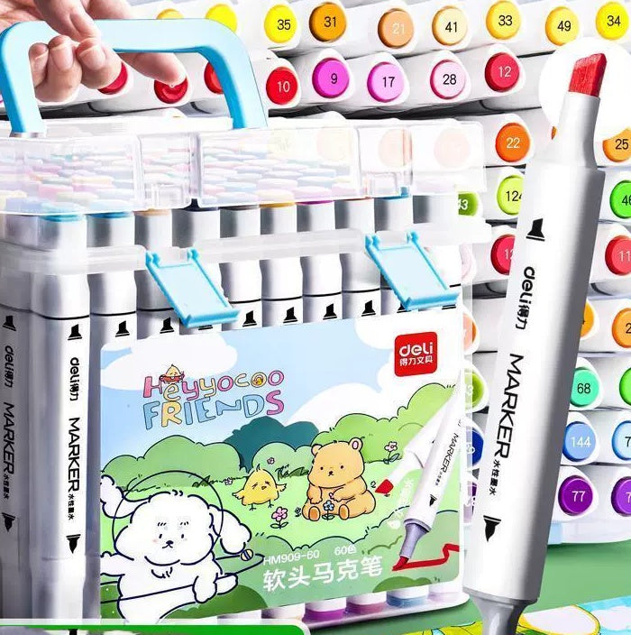 Quick-Drying Double-Head Watercolor Brush Pen – Opaque Art Marker