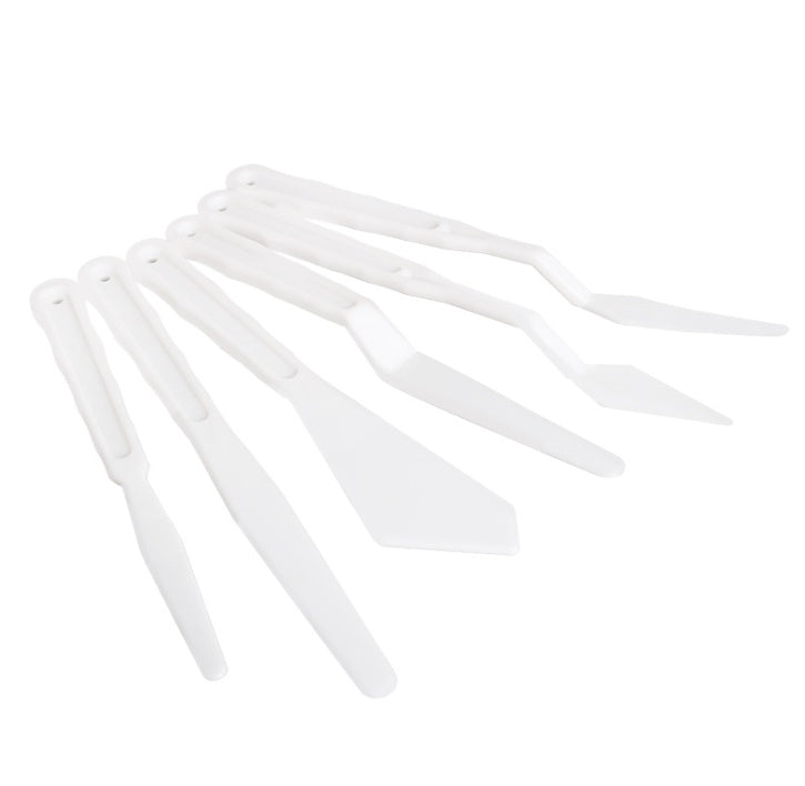 6 gouache art painting palette knives