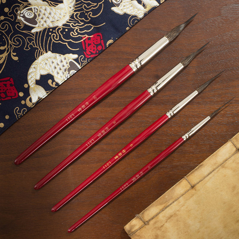 Premium Squirrel Hair Watercolor Brush – Soft Natural Hair Drawing Pen