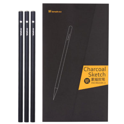 Charcoal Sketch Pencil Set – Soft, Medium & Hard Drawing Pens for Artists