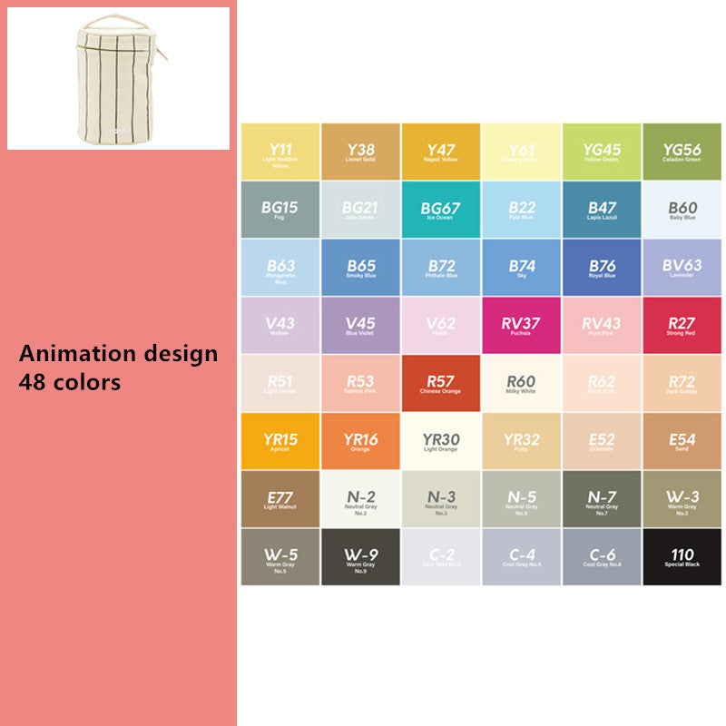 Hand Drawn Animation Design Marker Suit
