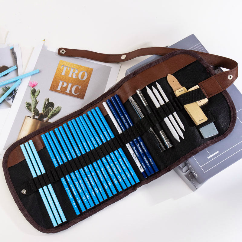 Charcoal Pencil Sketch Set for Beginners – Complete Drawing Kit for Shading, Sketching & Art Practice