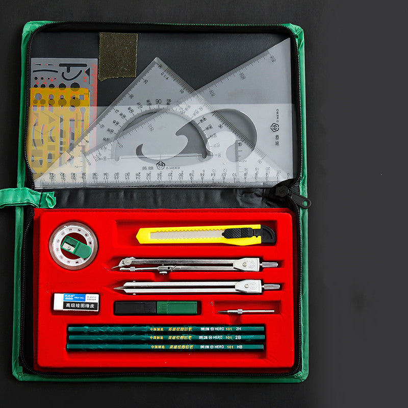 Hero Mechanical Drawing Compass Set Combination Plotter Drawing Tool