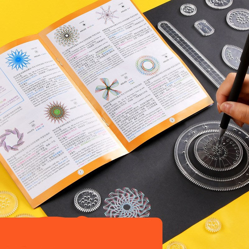 Magical Flower Ruler Set – Ever-Changing DIY Drawing Templates