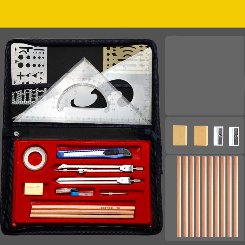 Construction Engineering Drawing Toolkit – Professional Design & Examination Drawing Instruments Set