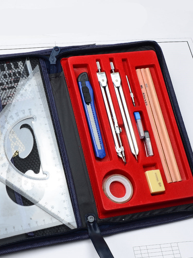 Construction Engineering Drawing Toolkit – Professional Design & Examination Drawing Instruments Set