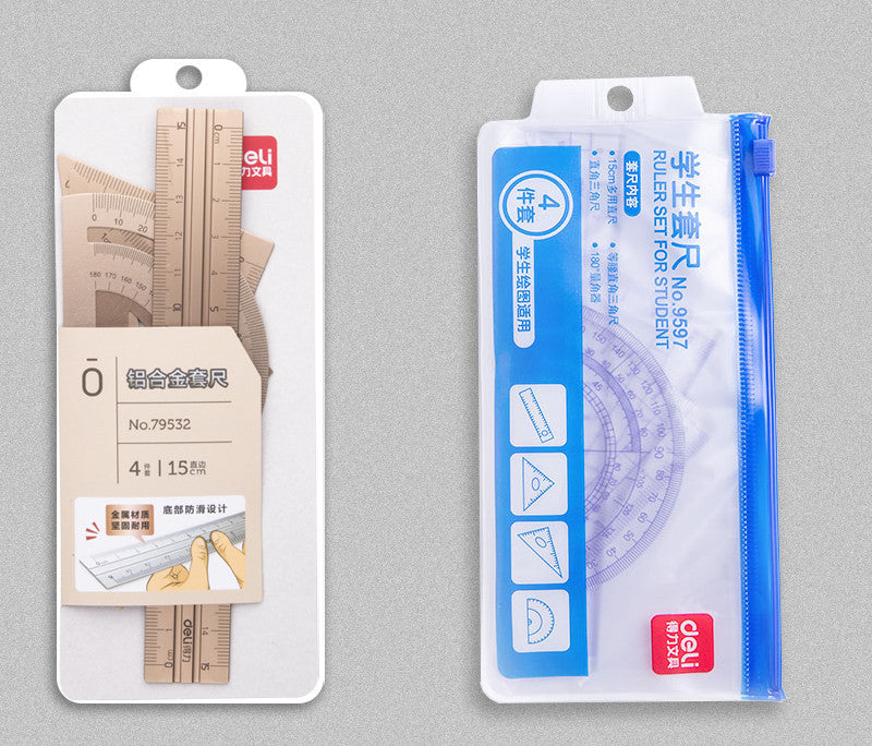 Ruler Set With Stationery For Elementary School Students