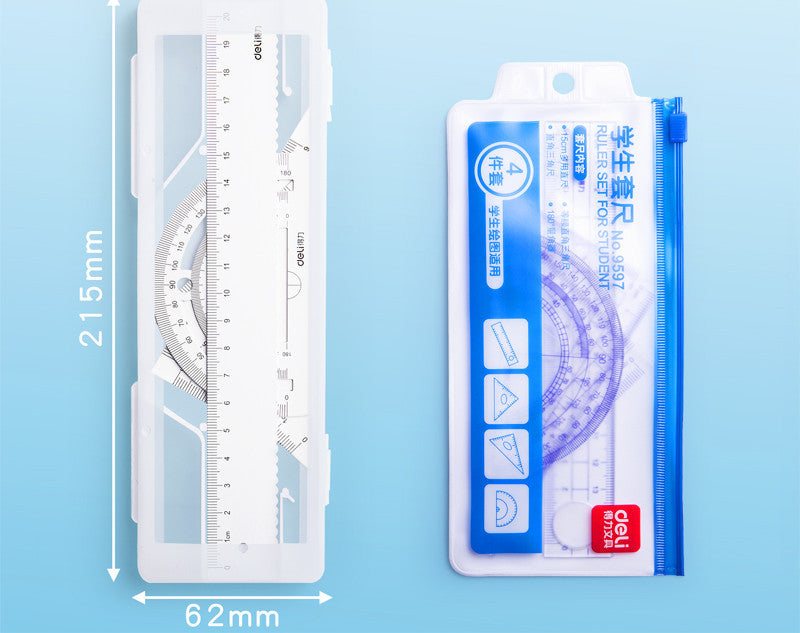 Ruler Set With Stationery For Elementary School Students