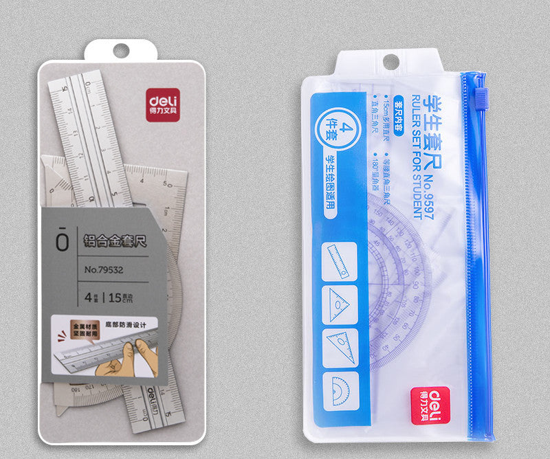 Ruler Set With Stationery For Elementary School Students