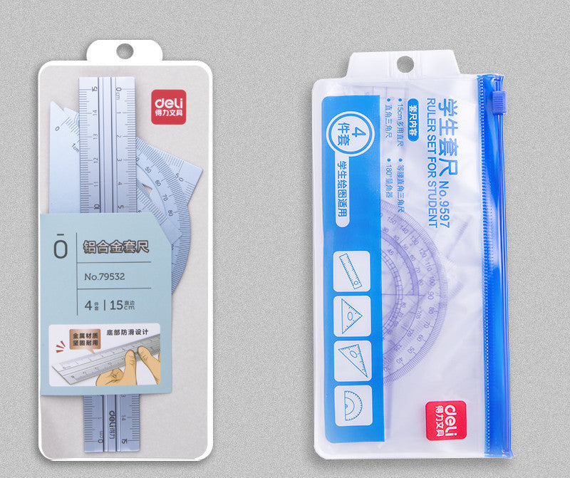 Ruler Set With Stationery For Elementary School Students