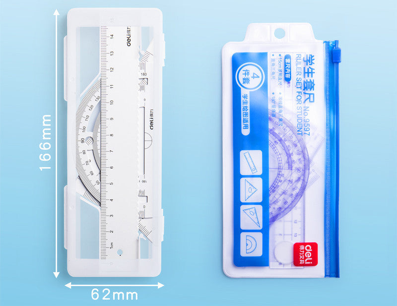 Ruler Set With Stationery For Elementary School Students