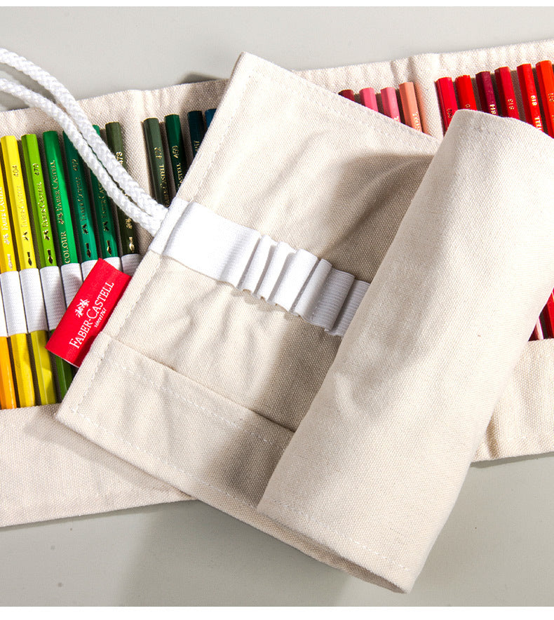 Fabric Color Pencil Curtain Sketch Pencil Bag Canvas Pen Curtain Color Pencil Bag