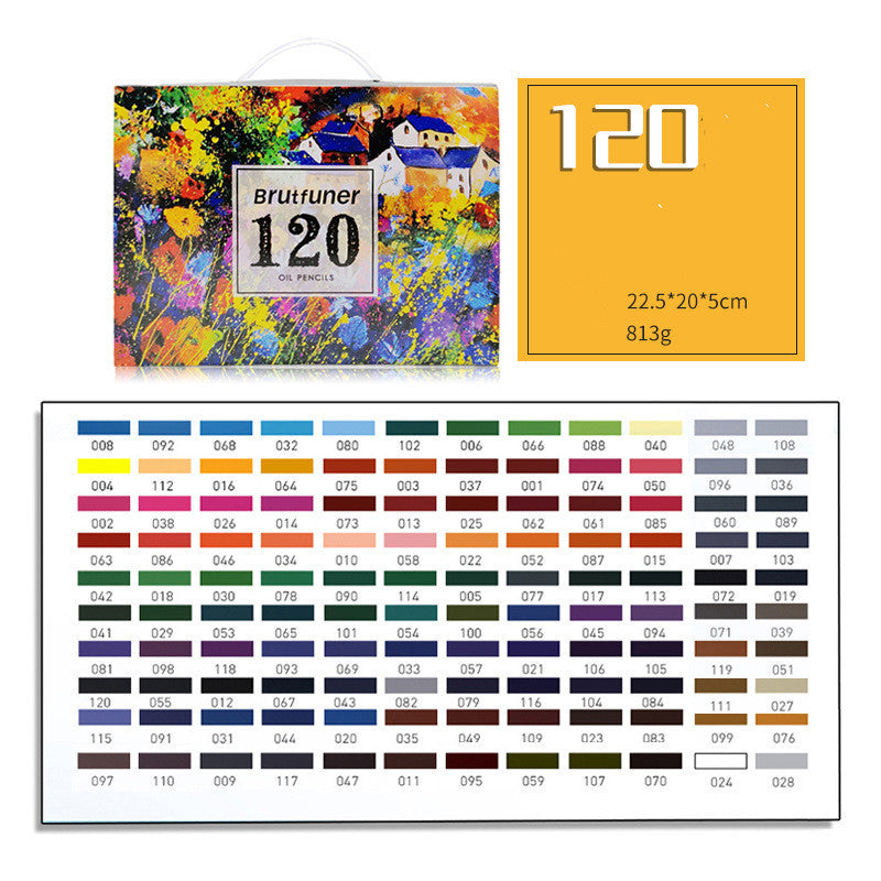 180 Color Lead Colored Pencils 120 Color Water-Soluble Painting Set art Painting Beginners Coloring Pen Hand-Painted