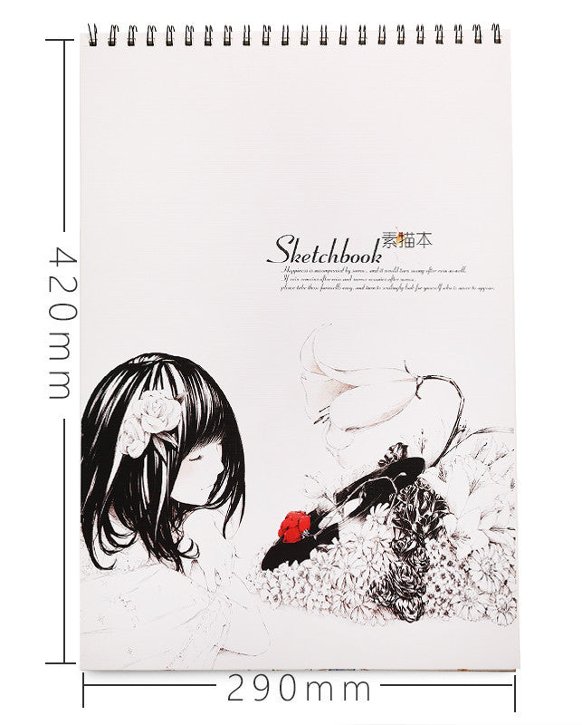 Sketchbook, Picture Book, Hand-Painted A3 Drawing Paper, Sketch Drawing Book, Thickened Drawing Book For Students