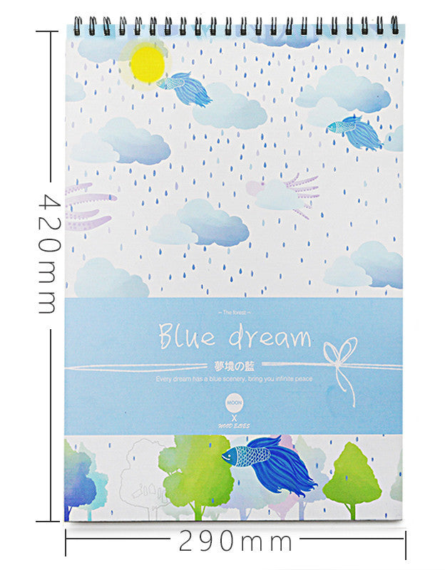 Sketchbook, Picture Book, Hand-Painted A3 Drawing Paper, Sketch Drawing Book, Thickened Drawing Book For Students