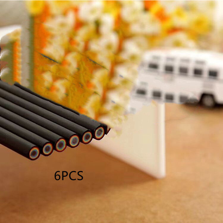 Rainbow HB Eco-Friendly Pencils – Creative Stationery Set