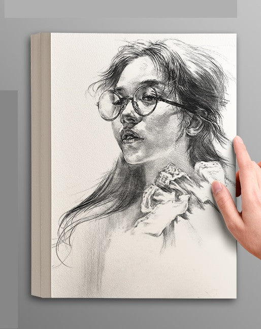 Premium Art Sketching Paper – White Paper for Gouache, Markers & Drawing