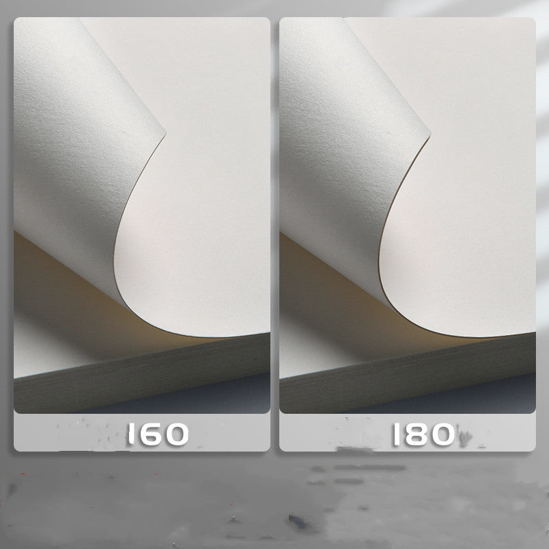 Premium Art Sketching Paper – White Paper for Gouache, Markers & Drawing