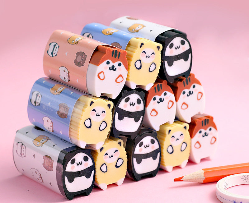 Student Art Fruit Eraser – Cute Sketch & Painting Rubber for School Supplies