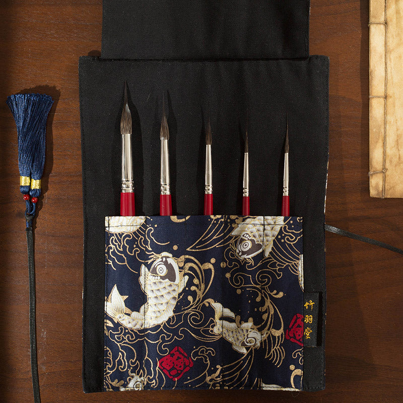 Premium Squirrel Hair Watercolor Brush – Soft Natural Hair Drawing Pen