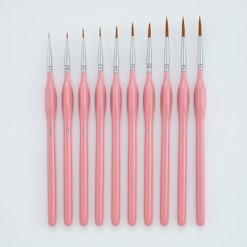 Triangle Handle Detail Brush – Pointed Hook Line Watercolor Pen