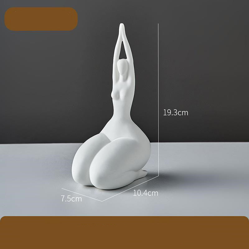 Abstract Curvy Woman Art Decor – Modern Fashion Wall Sculpture