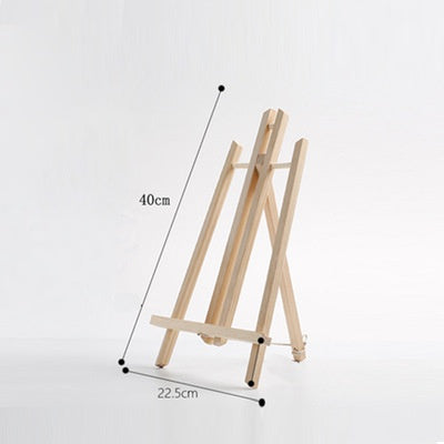 Adjustable Wooden Easel Stand – Portable Art Painting & Display Stand
