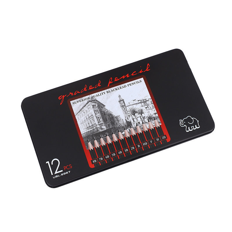 Fashion Personality Sketch Pencil Set – 2H to 8B Drawing Pencils