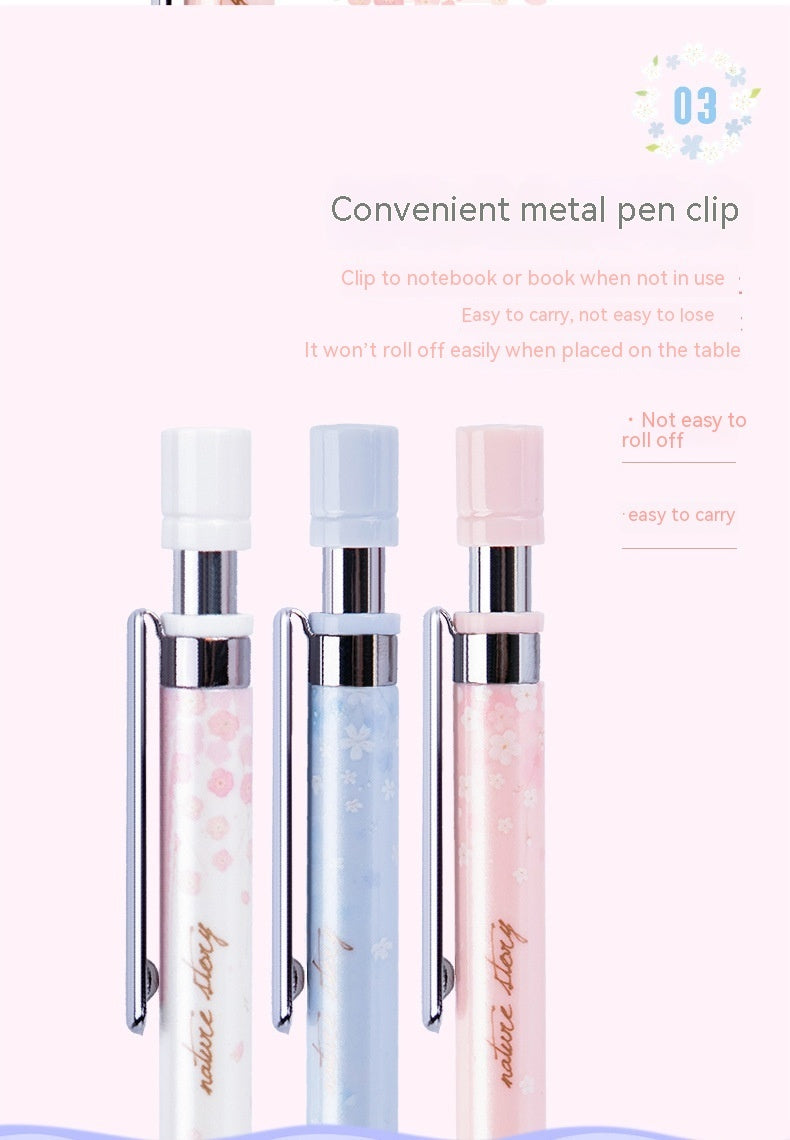 Cartoon Automatic Pencil Set – 0.5mm Fine Point Mechanical Pencils