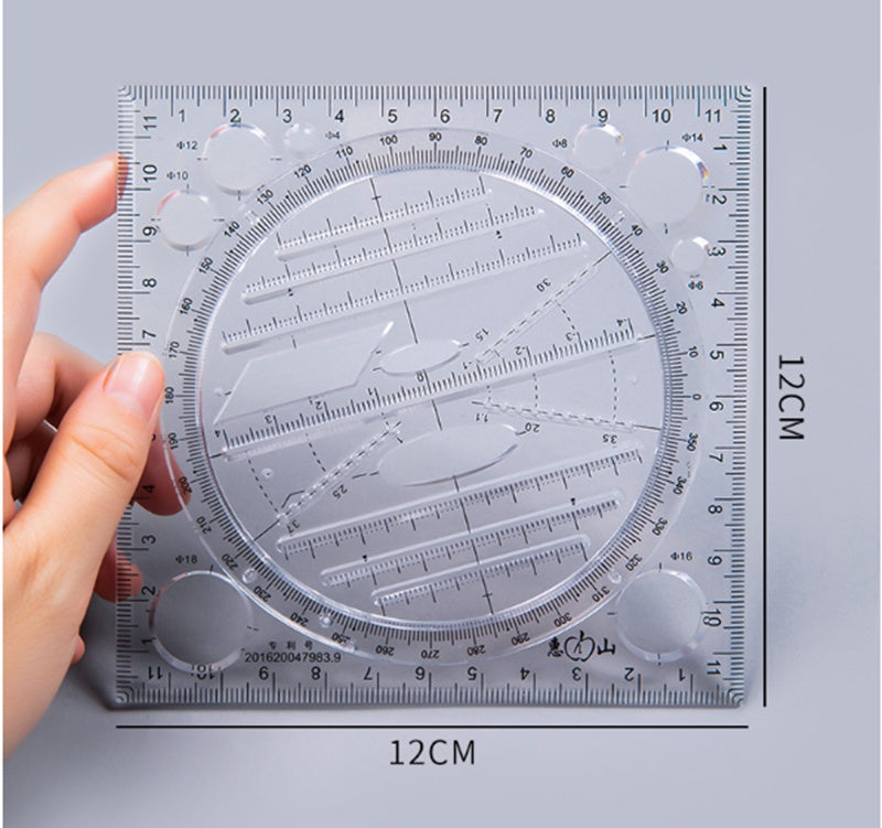Hand Account Creative Multifunctional Drawing Ruler