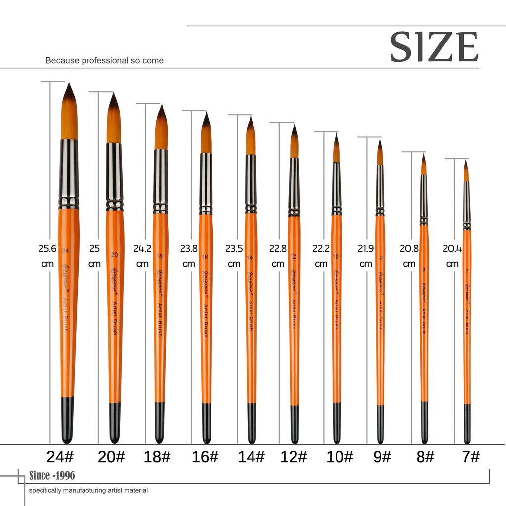 Professional Nylon Wool Brush Pen – Watercolor Hook Line Tool