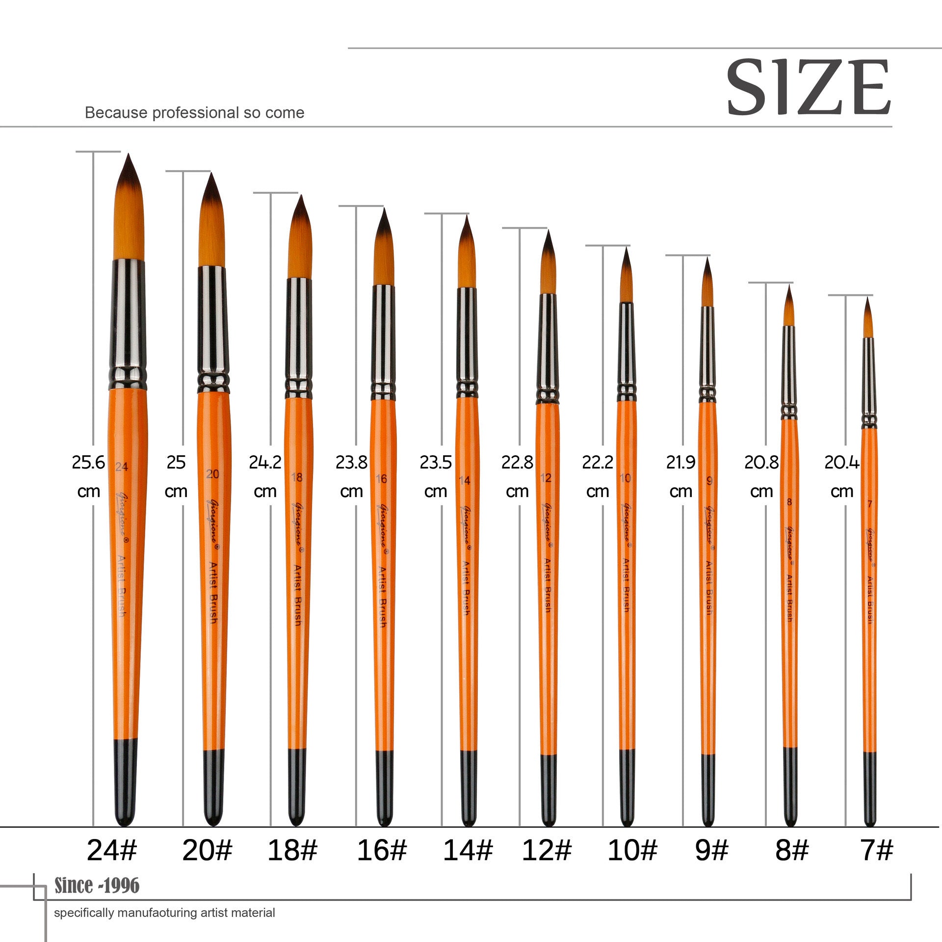 Professional Nylon Wool Brush Pen – Watercolor Hook Line Tool