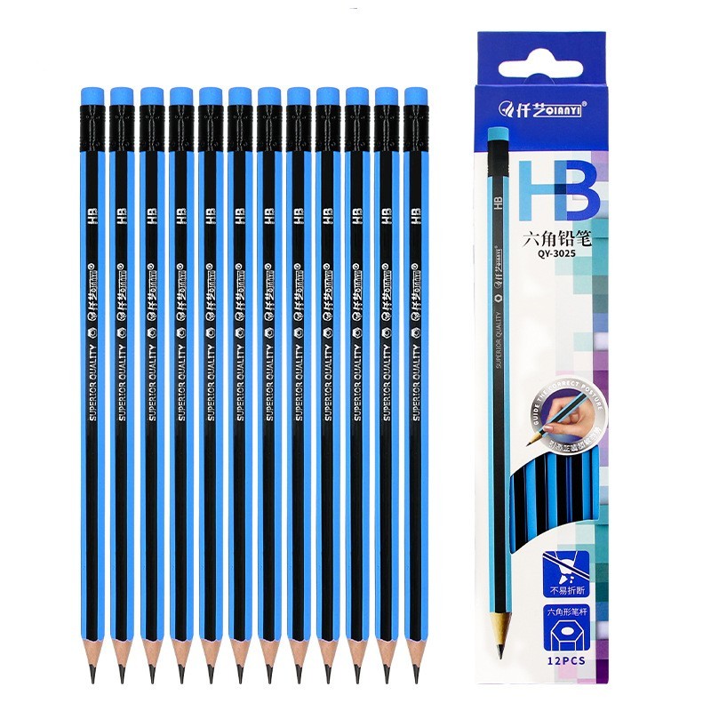 2B Sketch Pencil – Hexagonal Ergonomic Art Pencil for Children