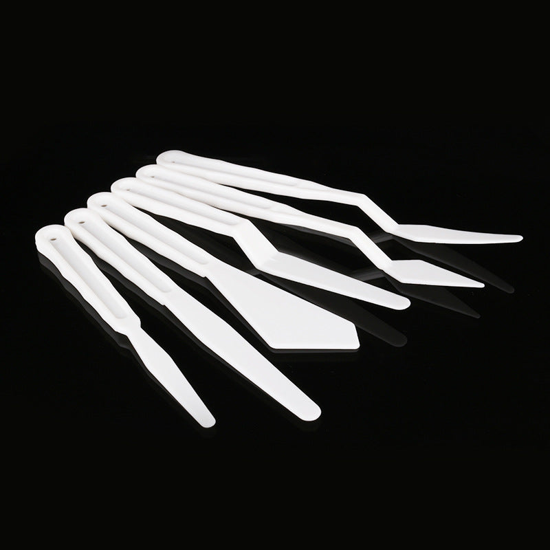 6 gouache art painting palette knives