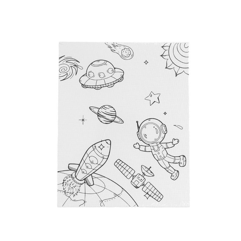Kids DIY Drawing Canvas – Cotton White Painting Board for Creative Art