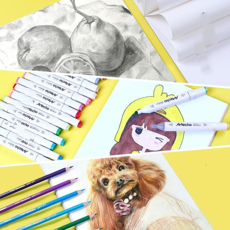A4 Sketch Paper & A3 Sketchbook – Art Drawing, Painting, and Doodle Pad