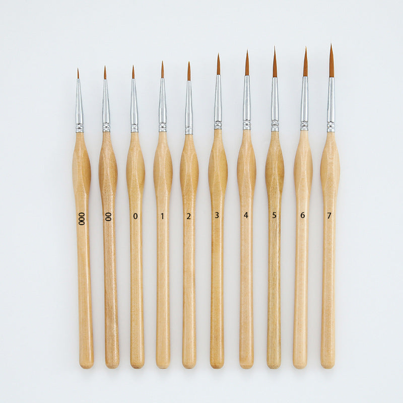 Triangle Handle Detail Brush – Pointed Hook Line Watercolor Pen