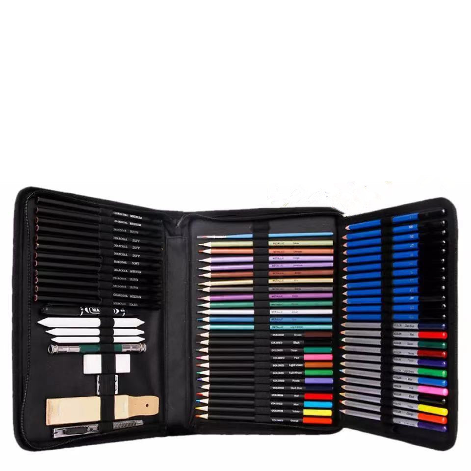 Sketch & Color Pencil Set – Complete Drawing & Painting Tools