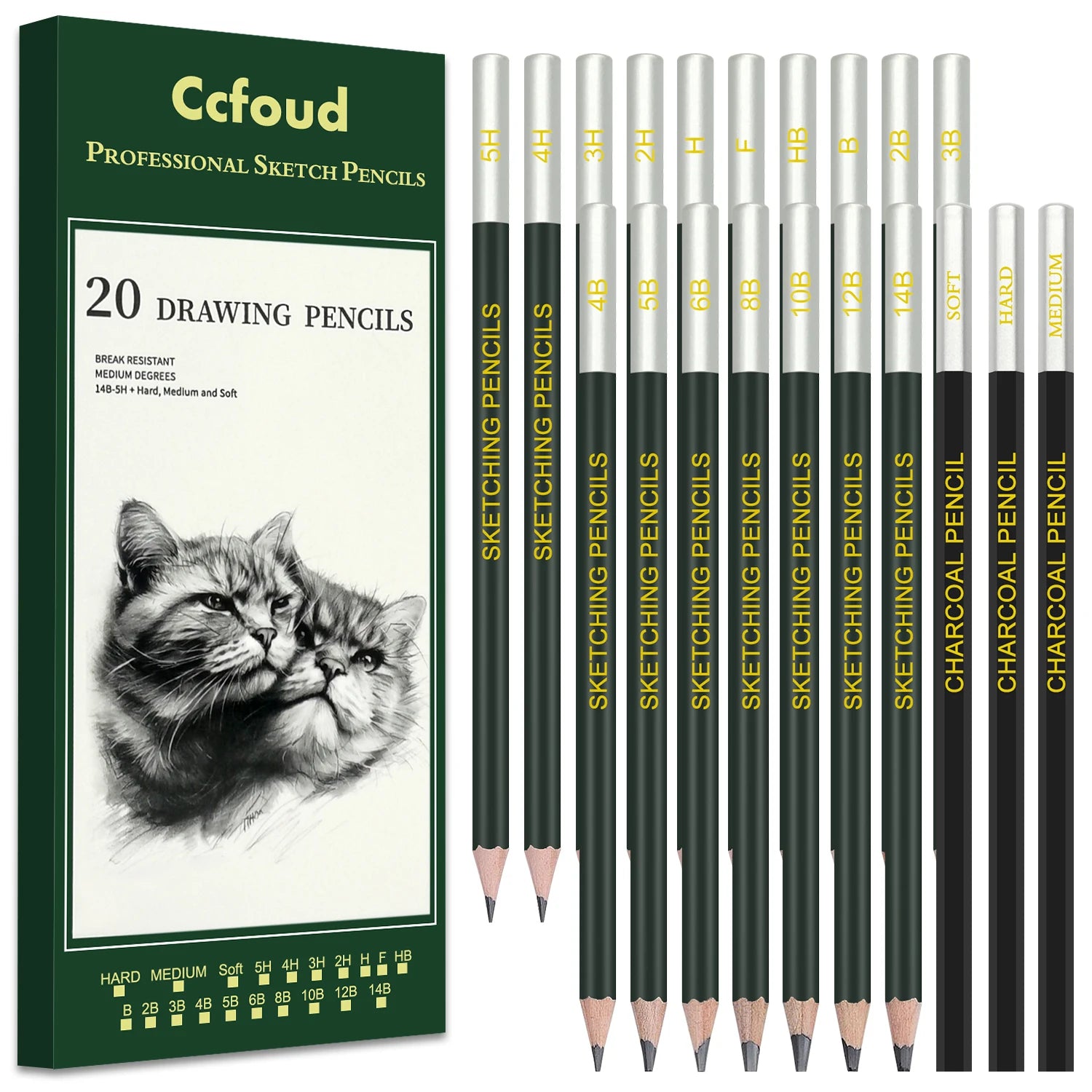 Drawing & Sketching Art Set – 70/54/25/20/12 Pcs Professional Pencil Kit for Artists, Beginners & Kids | Complete Coloring & Sketching Tool Set