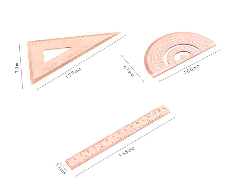 Office Stationery Ruler Set – Essential Desk Measuring Tools