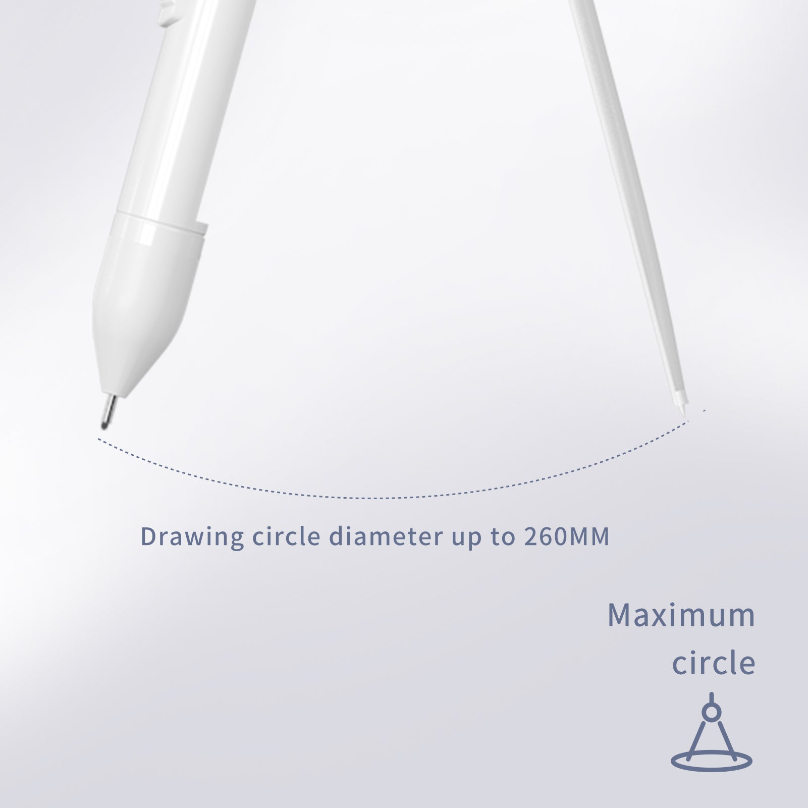 Multifunctional Pencil With Professional Drawing Compass