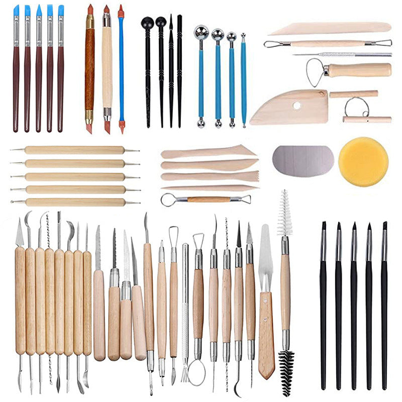 Ceramic Clay Sculpture Tool Set – Model & Art Clay Combination Kit
