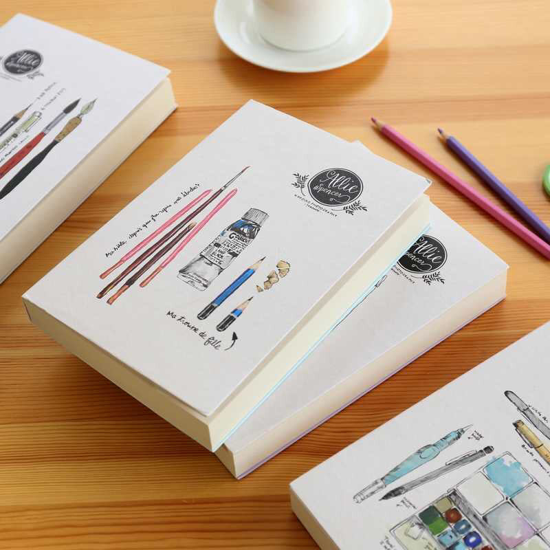 Drawing & Sketch Doodle Book – White Paper Art Notebook
